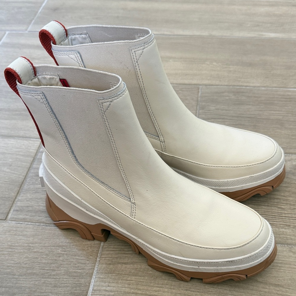 Sorel Women's Brex Boot Chelsea Waterproof Boots Sea Salt US 8.5